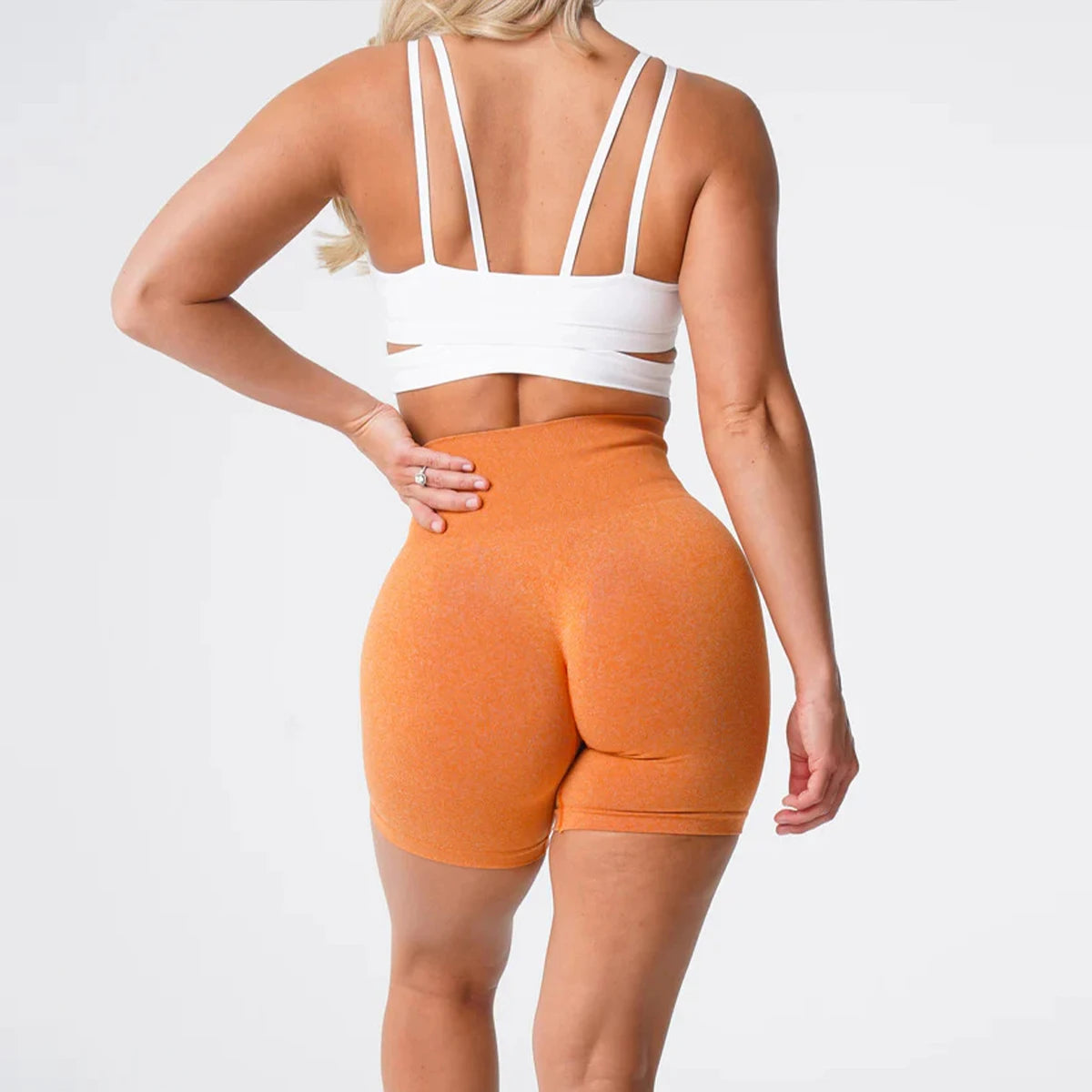 TKITK Pro Spandex Shorts Woman Fitness Elastic nv navigation Sports Running Yoga pants tight pants cycling shark pants