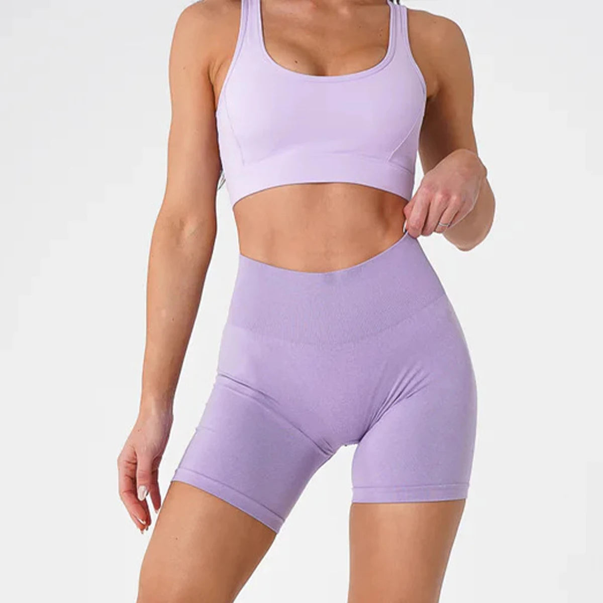 TKITK Pro Spandex Shorts Woman Fitness Elastic nv navigation Sports Running Yoga pants tight pants cycling shark pants