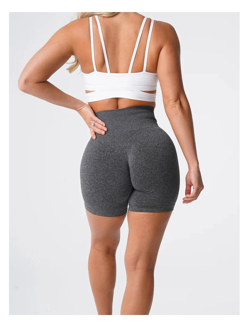 TKITK Pro Spandex Shorts Woman Fitness Elastic nv navigation Sports Running Yoga pants tight pants cycling shark pants