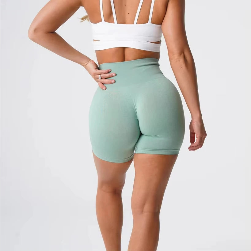 TKITK Pro Spandex Shorts Woman Fitness Elastic nv navigation Sports Running Yoga pants  tight pants cycling shark pants