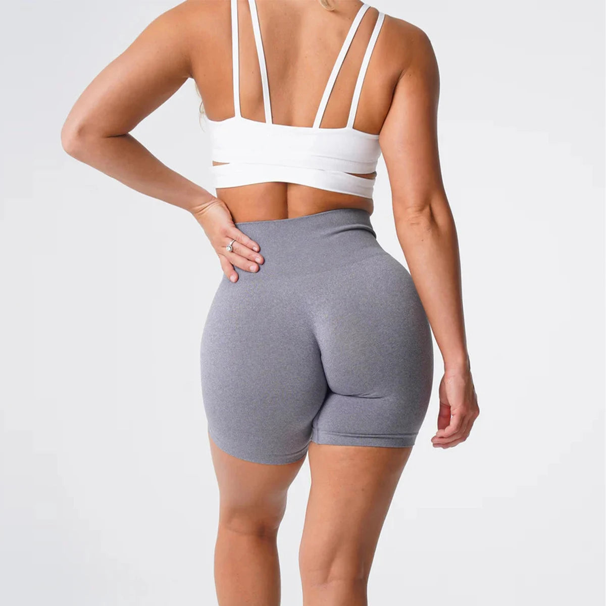 TKITK Pro Spandex Shorts Woman Fitness Elastic nv navigation Sports Running Yoga pants  tight pants cycling shark pants