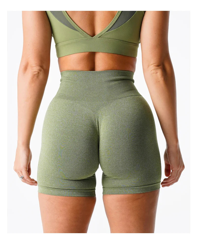 TKITK Pro Spandex Shorts Woman Fitness Elastic nv navigation Sports Running Yoga pants  tight pants cycling shark pants