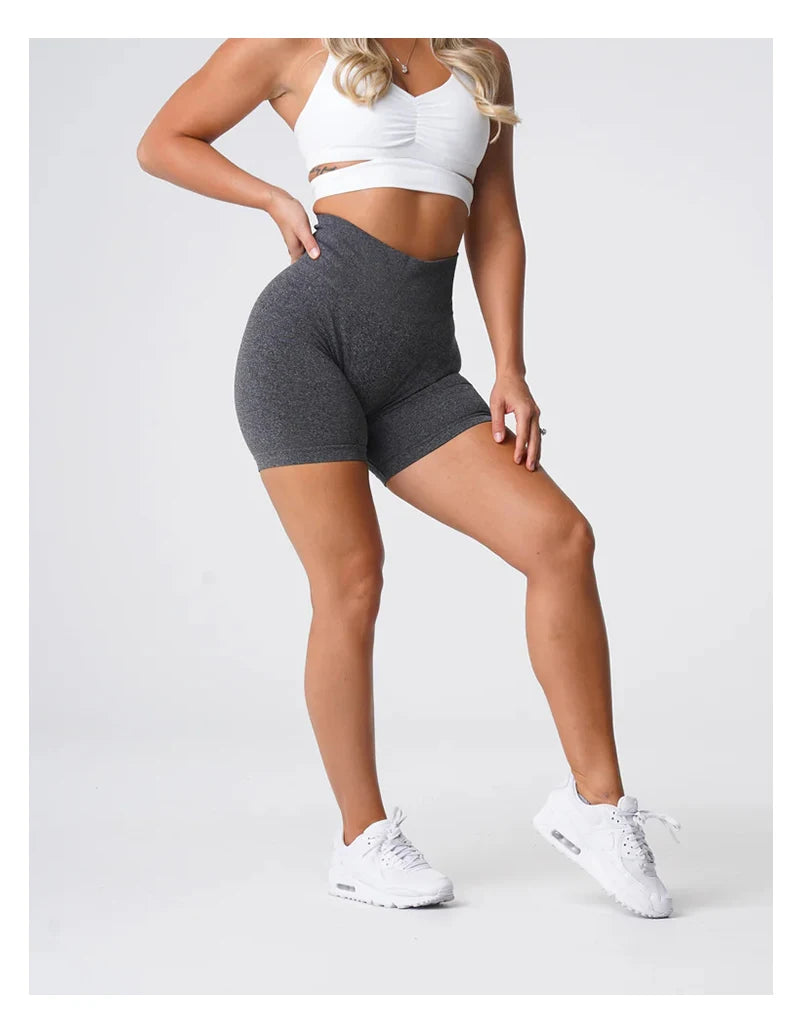 TKITK Pro Spandex Shorts Woman Fitness Elastic nv navigation Sports Running Yoga pants  tight pants cycling shark pants