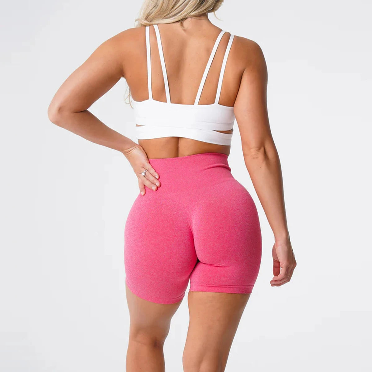TKITK Pro Spandex Shorts Woman Fitness Elastic nv navigation Sports Running Yoga pants  tight pants cycling shark pants