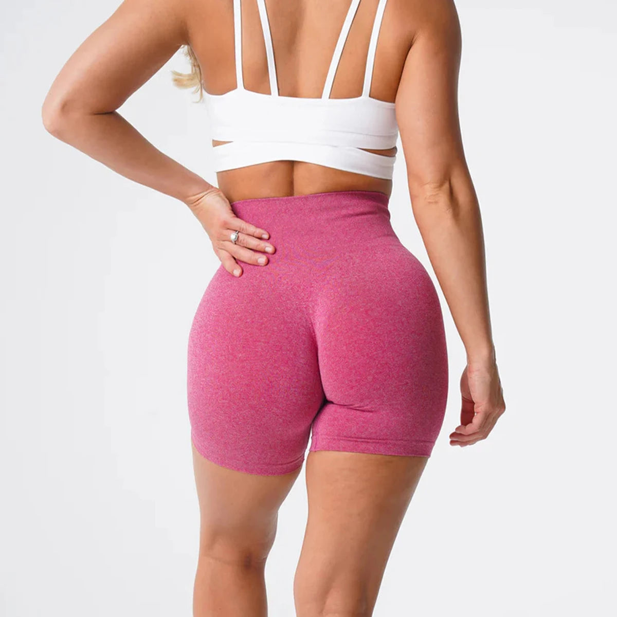 TKITK Pro Spandex Shorts Woman Fitness Elastic nv navigation Sports Running Yoga pants  tight pants cycling shark pants