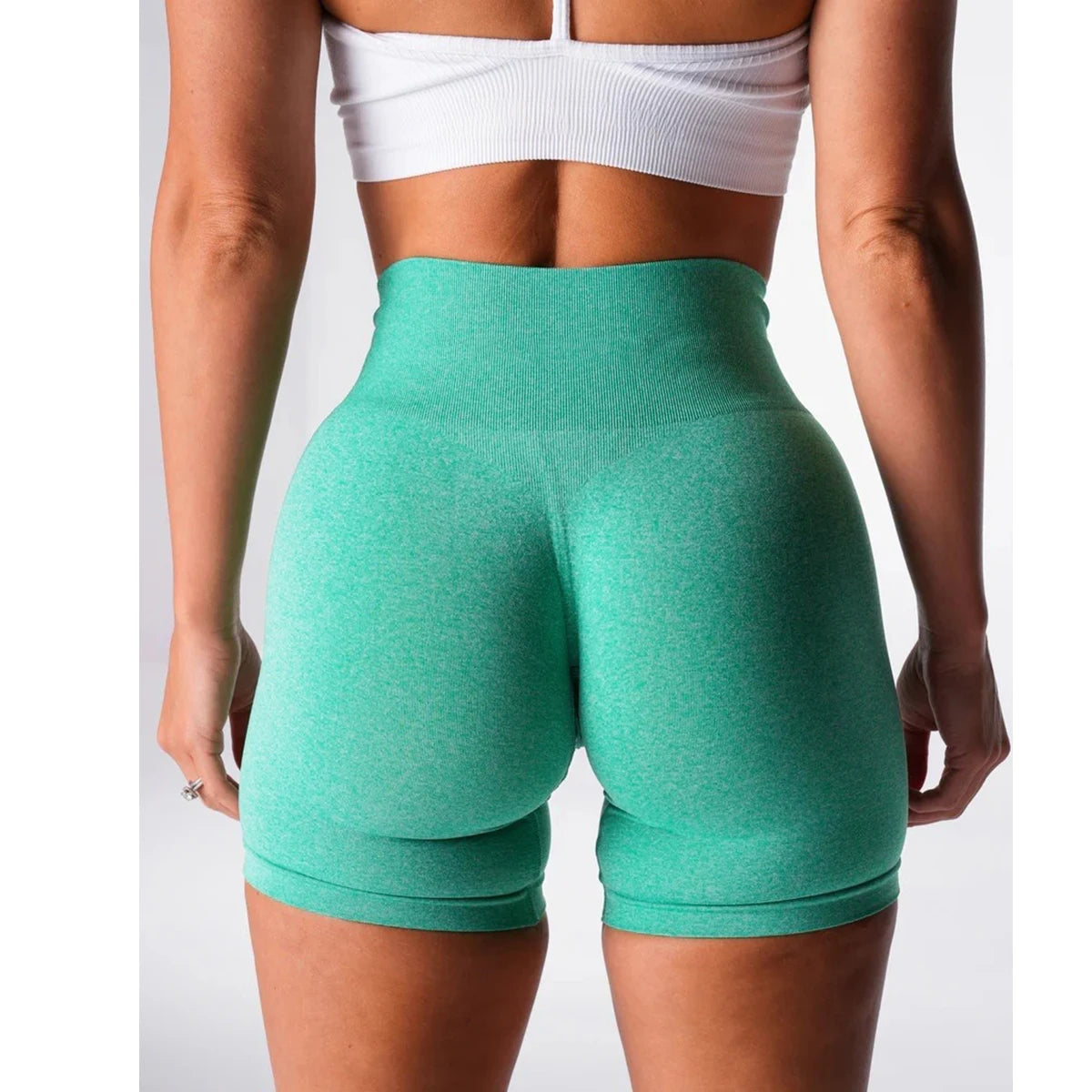TKITK Pro Spandex Shorts Woman Fitness Elastic nv navigation Sports Running Yoga pants  tight pants cycling shark pants