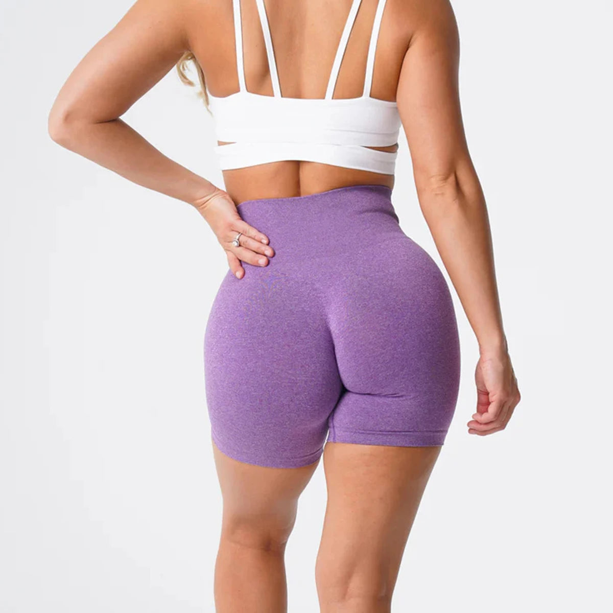TKITK Pro Spandex Shorts Woman Fitness Elastic nv navigation Sports Running Yoga pants  tight pants cycling shark pants