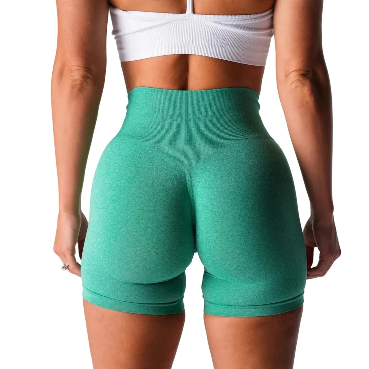 TKITK Pro Spandex Shorts Woman Fitness Elastic nv navigation Sports Running Yoga pants  tight pants cycling shark pants